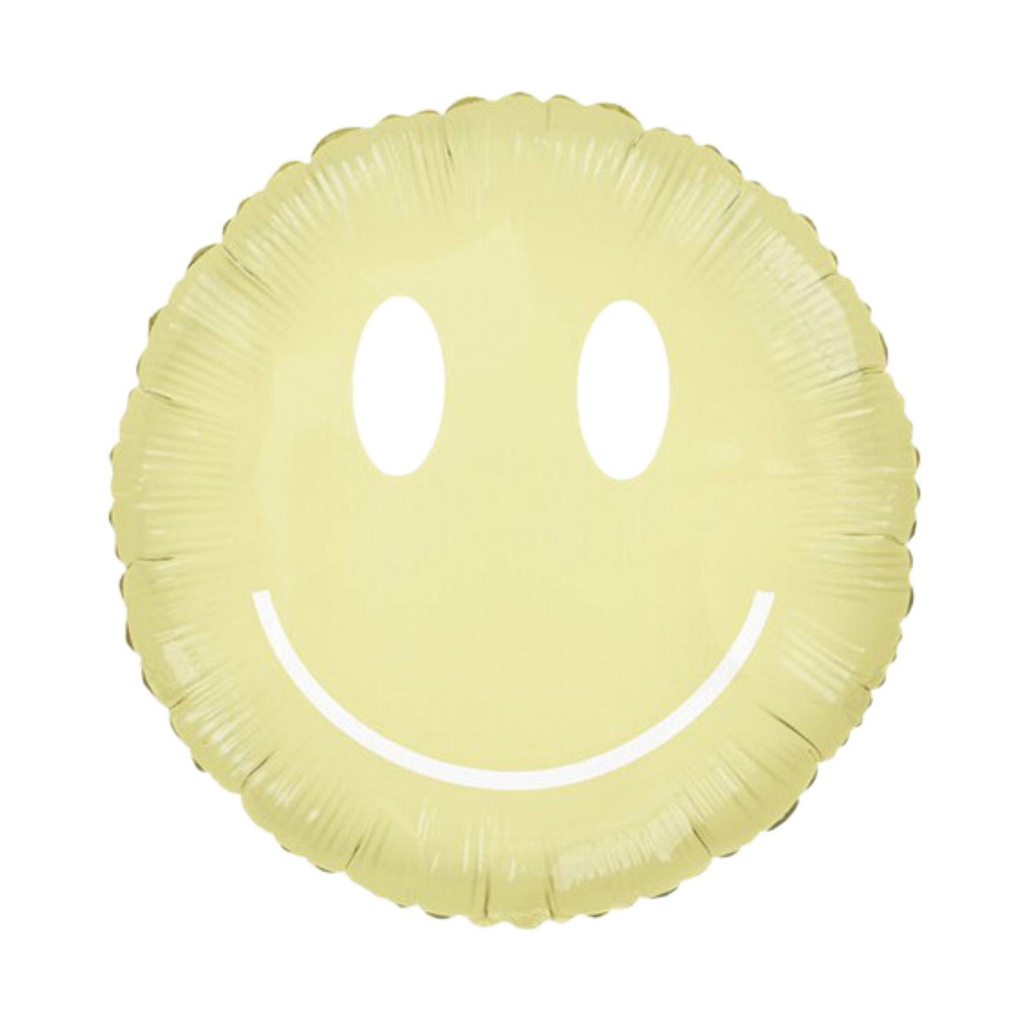 30 In. Sunny Smile Yellow Foil Balloon