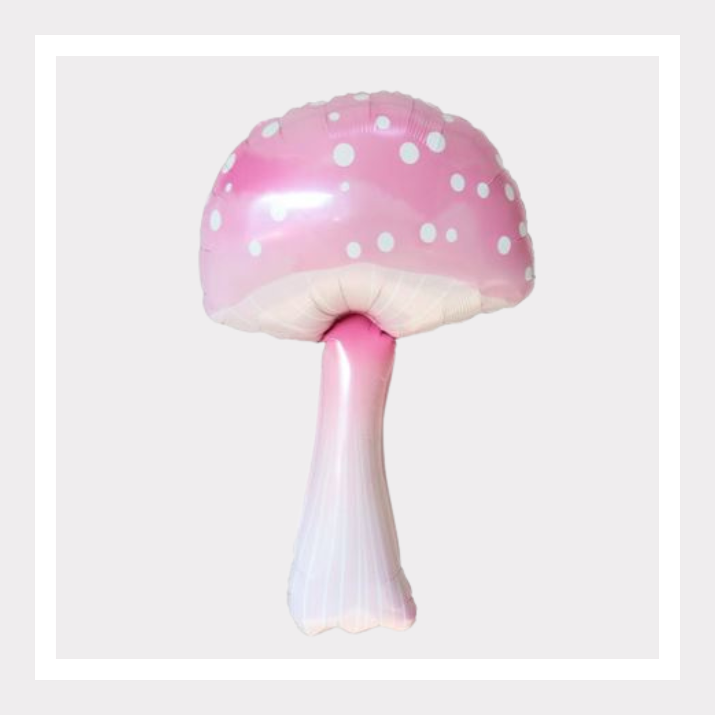35 In. Pink Magic Mushroom Foil Balloon