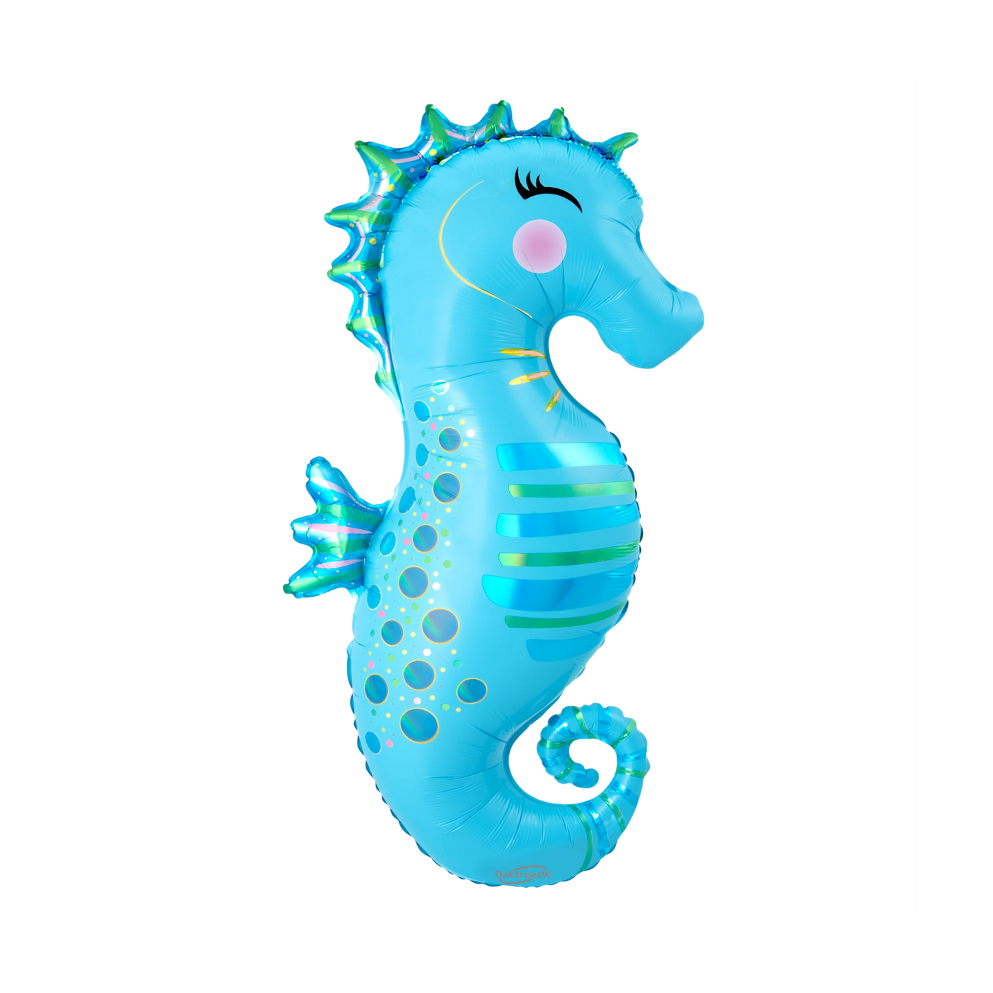35 In. Iridescent Sea Horse Foil Balloon