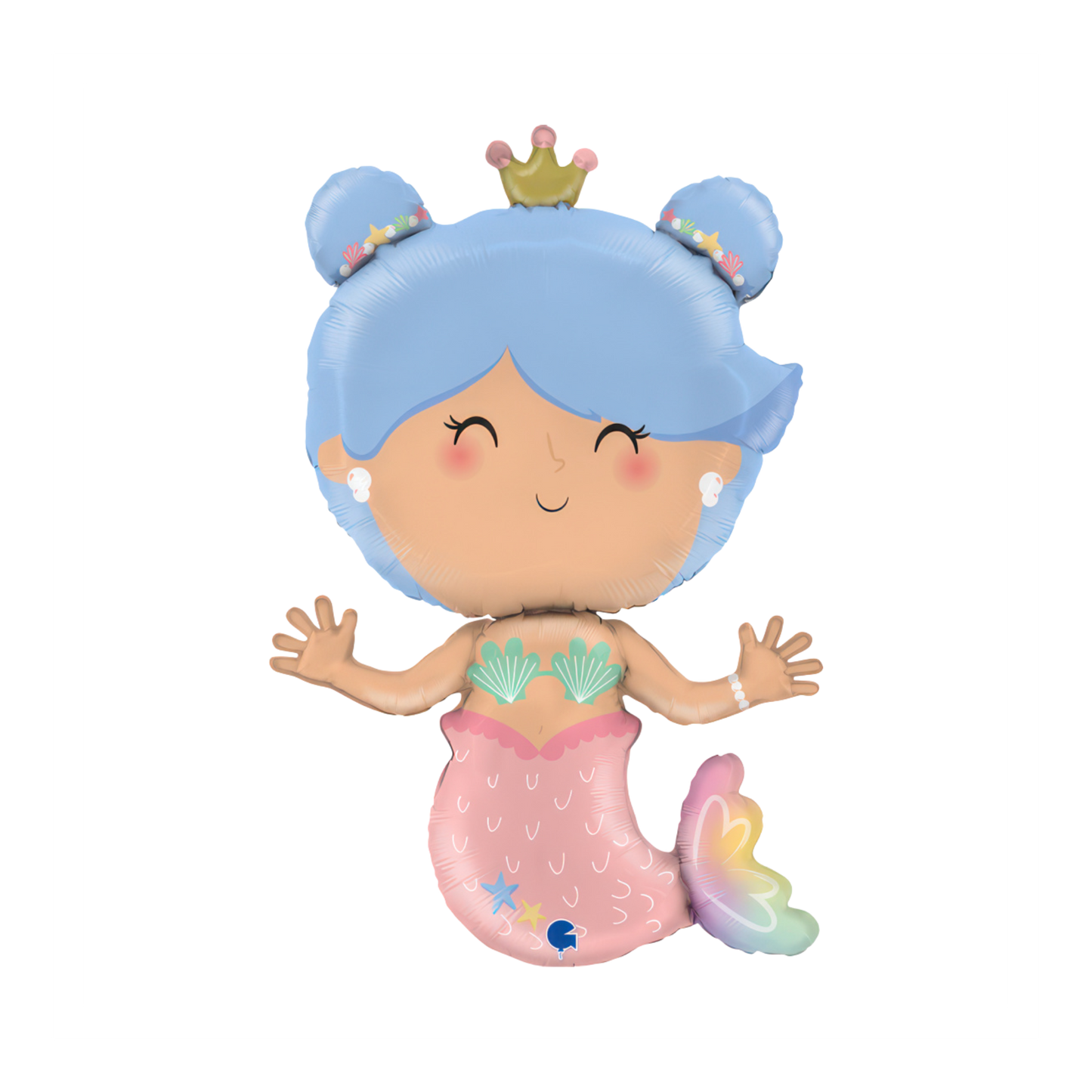 42 In. Mermaid Princess Foil Balloon