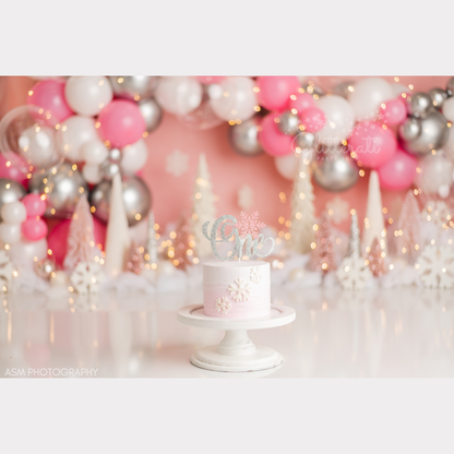 Pink Frost Balloon Garland Kit