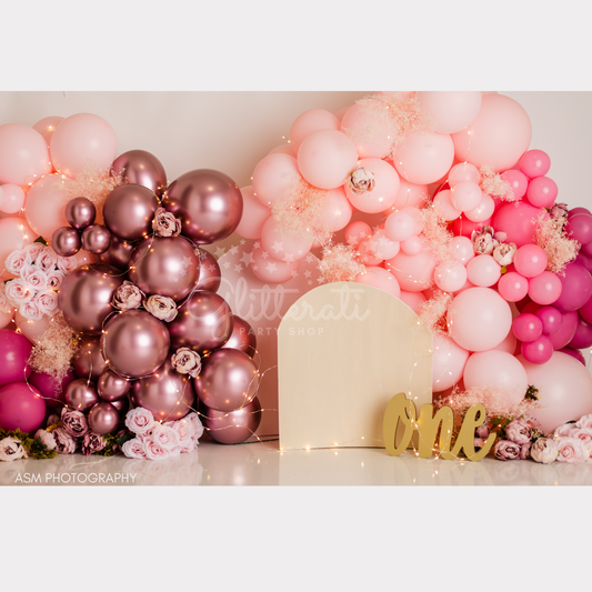 Rose Quartz Balloon Garland Kit