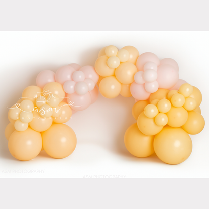 Sweet Peach Balloon Garland Kit