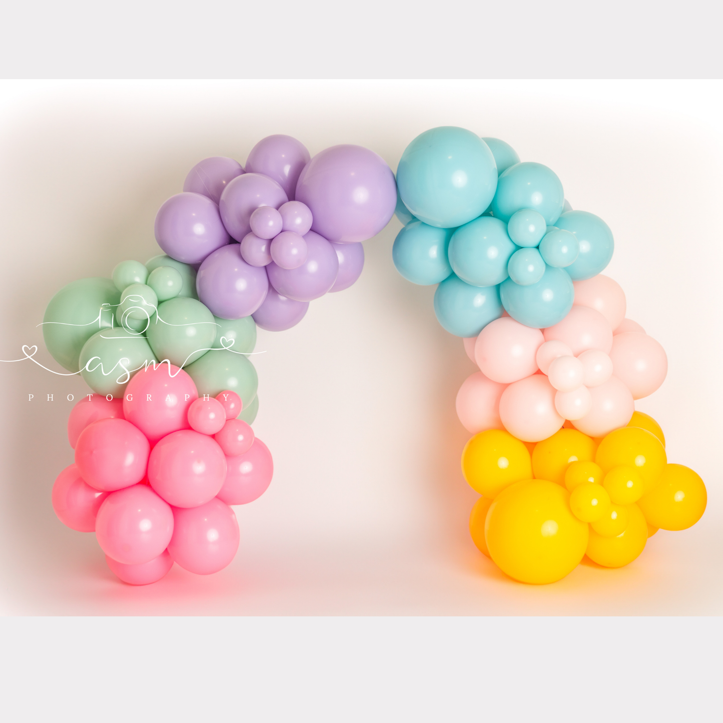 Pastel Dino Balloon Garland Kit