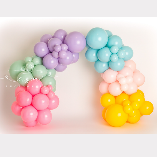 Pastel Dino Balloon Garland Kit