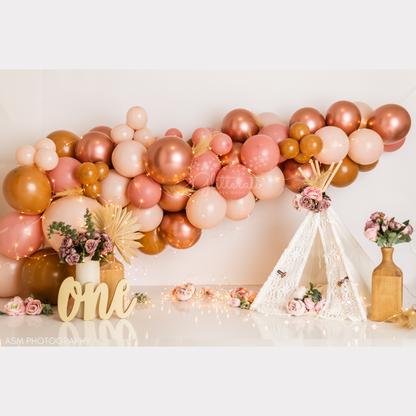Pink Pampas Balloon Garland Kit