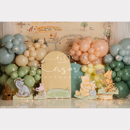 Winnie The Pooh Balloon Garland Kit
