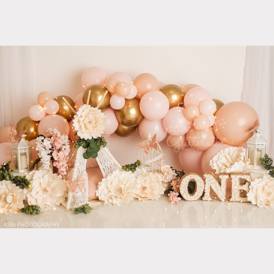 Blushing Pinks Balloon Garland Kit