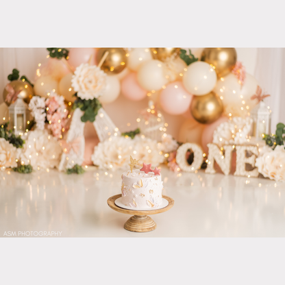 Pink Champagne Balloon Garland Kit