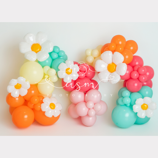 Flower Power Balloon Garland Kit
