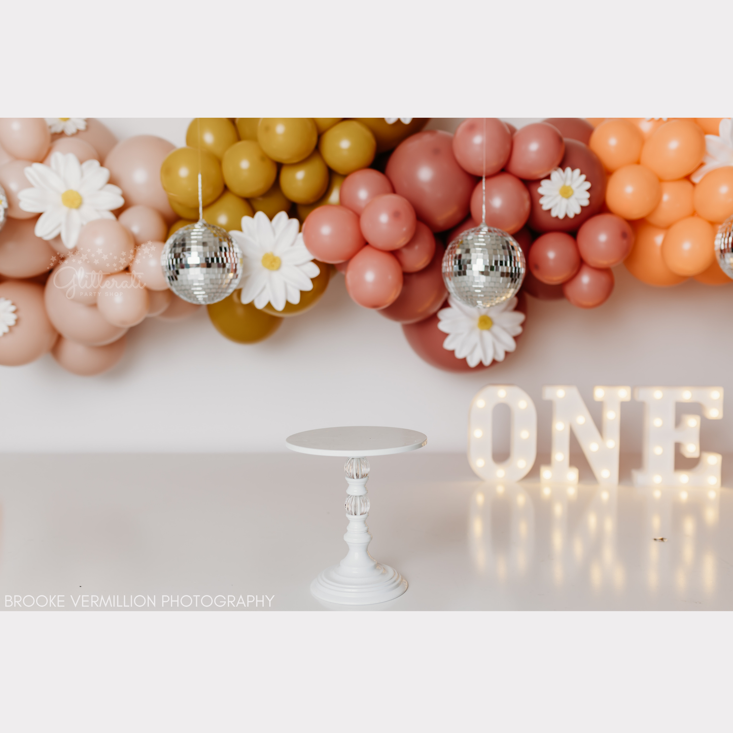 Disco Daisy Balloon Garland Kit