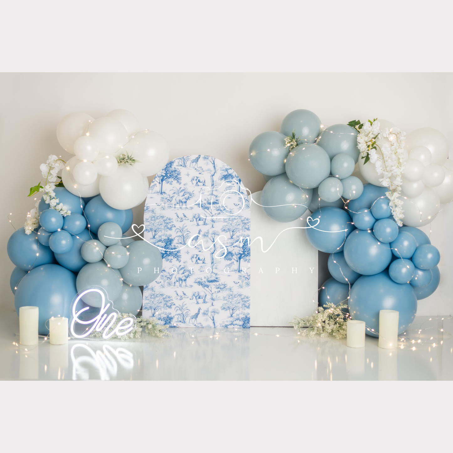 French Bleu Balloon Garland Kit