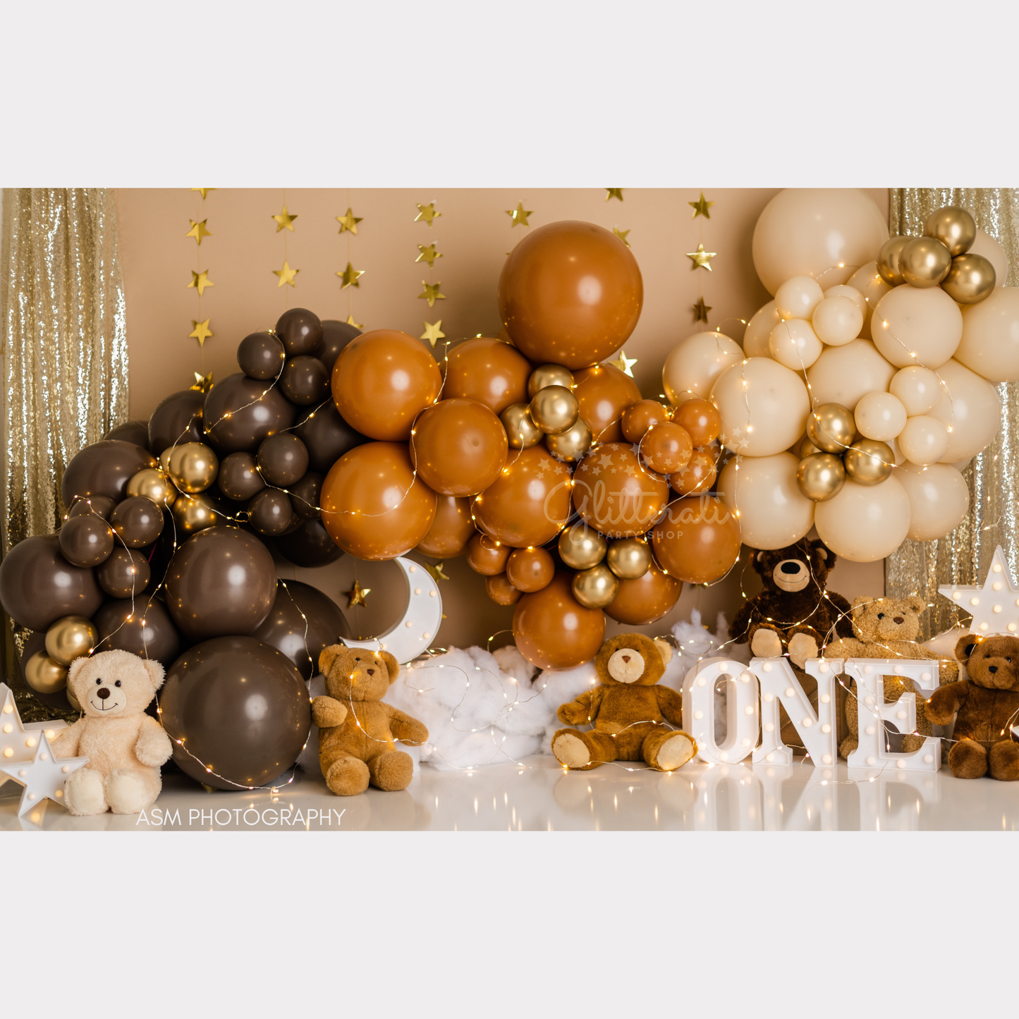 Cocoa Bear Balloon Garland Kit