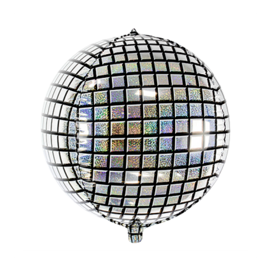 18 In. Holographic Disco Ball Foil Balloon