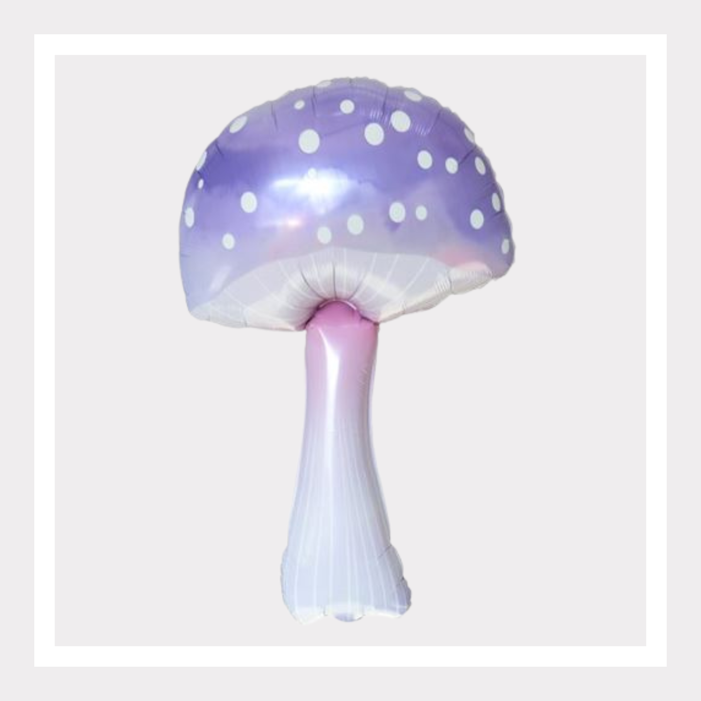 35 In. Purple Magic Mushroom Foil Balloon
