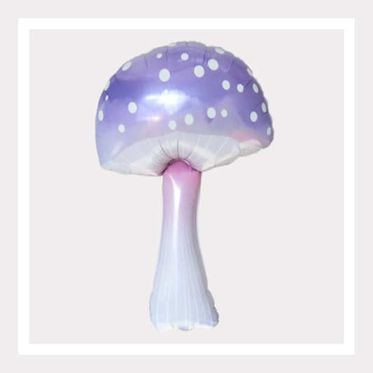 35 In. Purple Magic Mushroom Foil Balloon