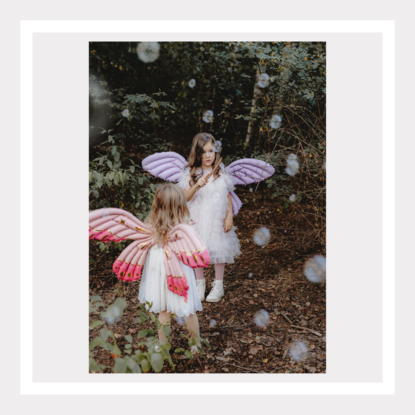 40 In. Matte Pink Butterfly Wings Foil Balloon