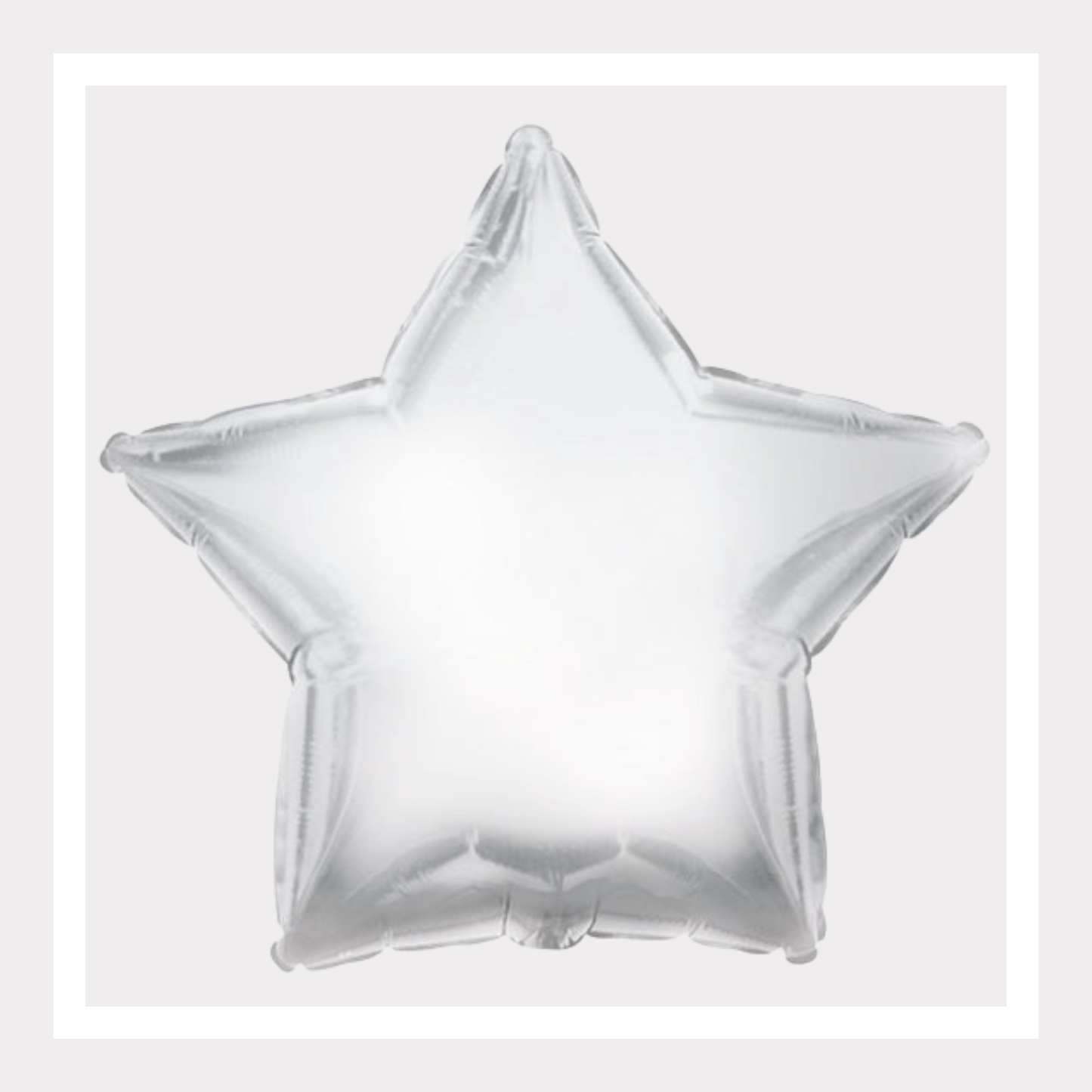 18 In. Silver Star Foil Balloon