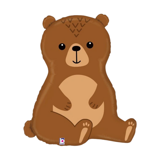 29 In. Woodland Bear Foil Balloon