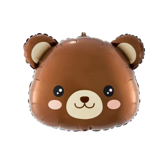 24 In. Bear Head Foil Balloon