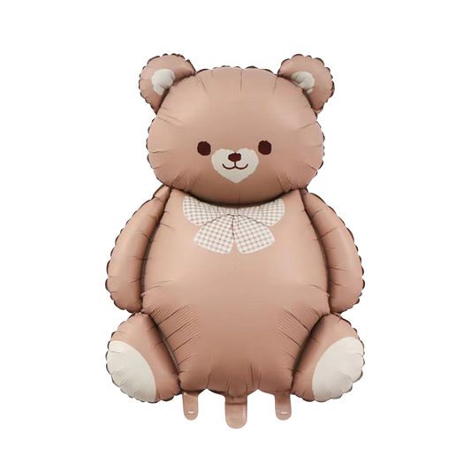 35 In. Matte Brown Teddy Bear Foil Balloon