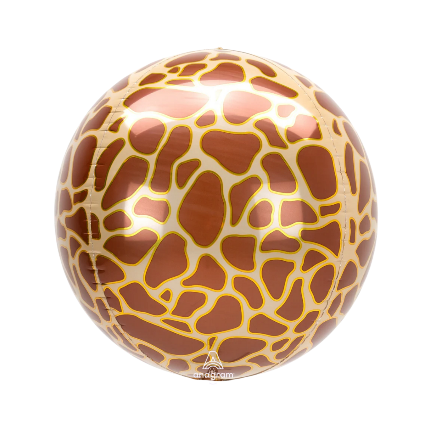 16 In. Cheetah Orbz Foil Balloon