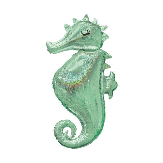 38 In. Magical Seahorse Foil Balloon