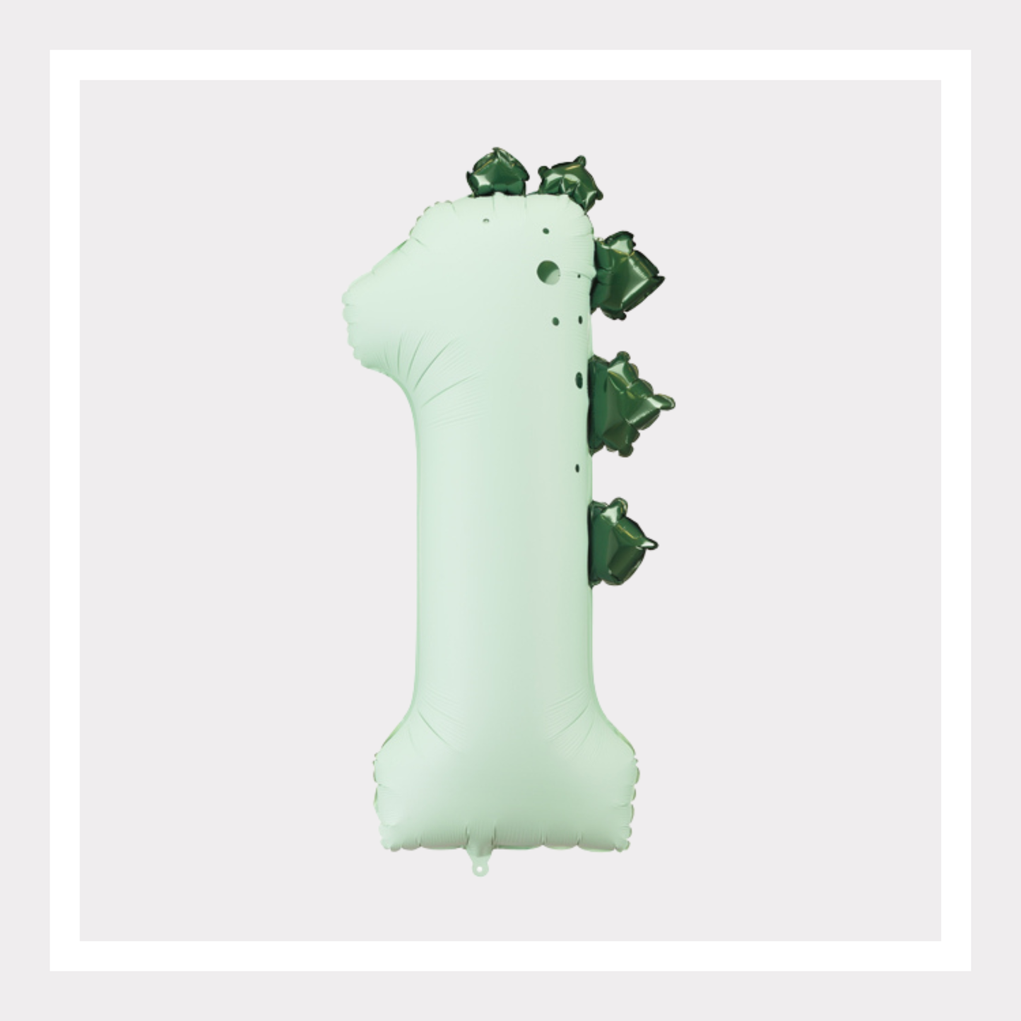 36 In. Dinosaur Number One Foil Balloon