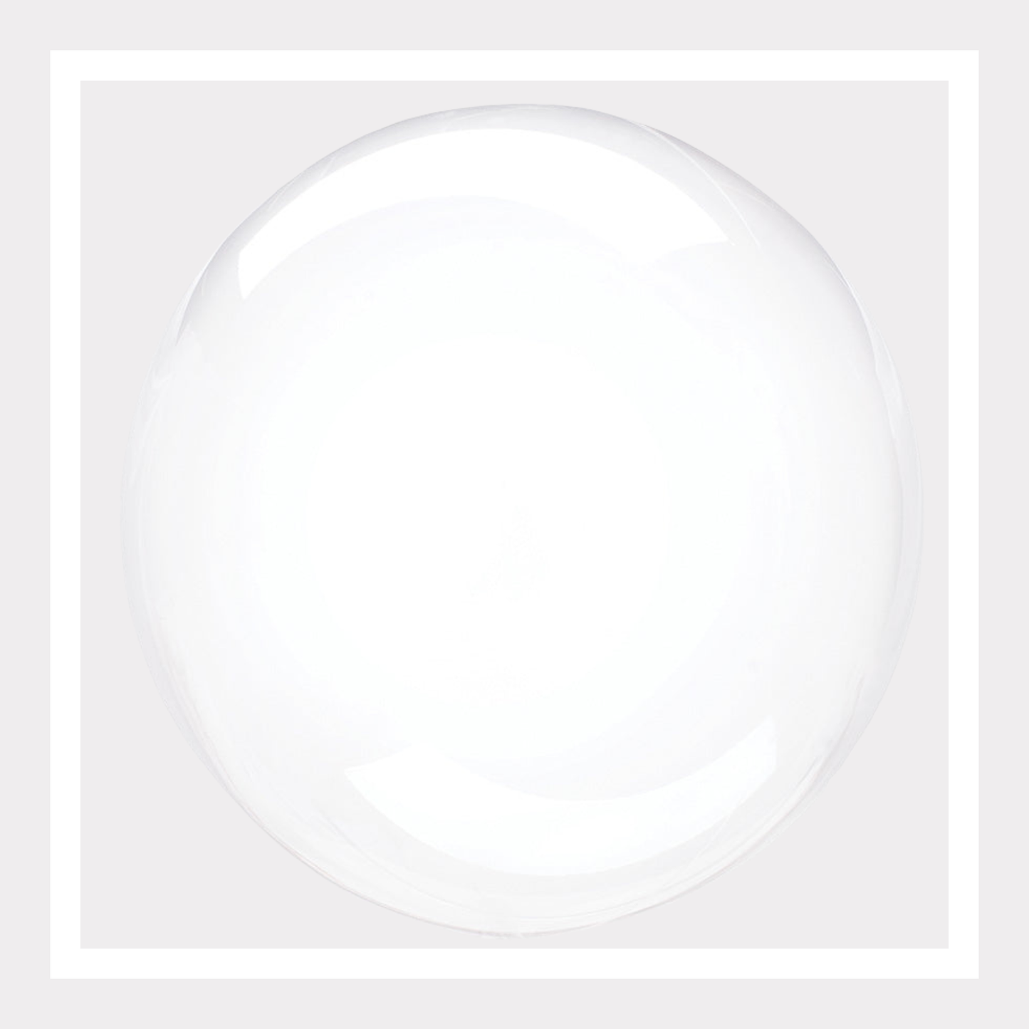 10 In. Clear Crystal Clearz Orb Balloon