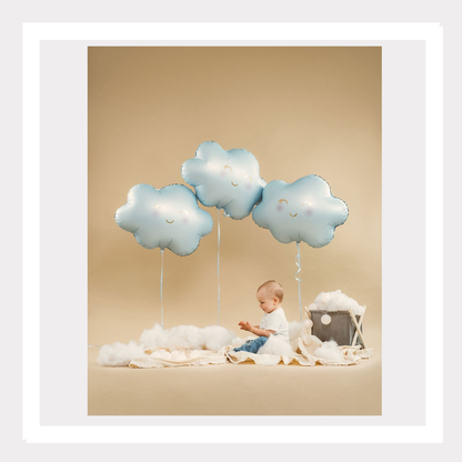 30 In. Pastel Blue Cloud Foil Balloon