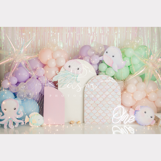 Pearl Lagoon Balloon Garland Kit