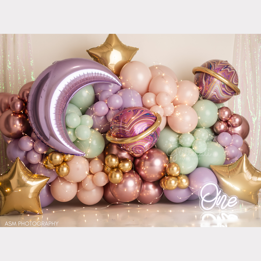 Aurora Galaxy Balloon Garland Kit