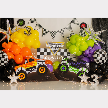 Wheels of Fury Balloon Garland Kit