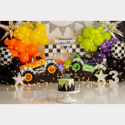 Wheels of Fury Balloon Garland Kit