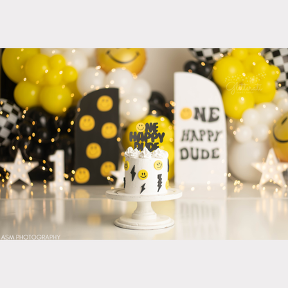 Happy Face Balloon Garland Kit