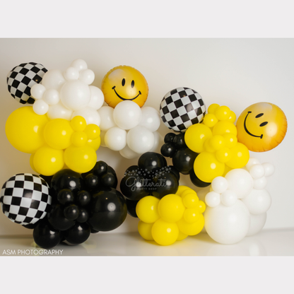 Happy Face Balloon Garland Kit