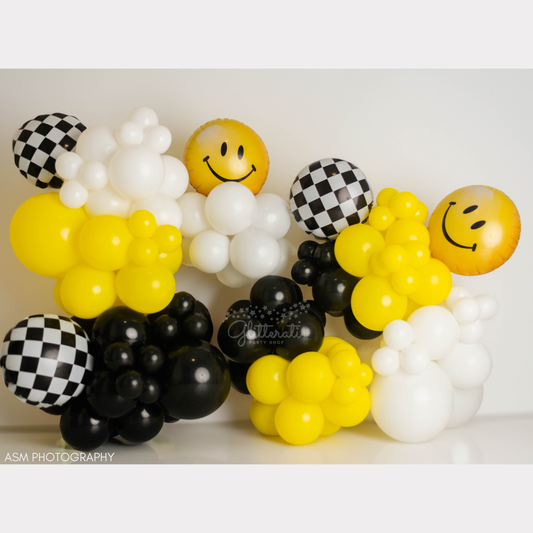 Happy Face Balloon Garland Kit