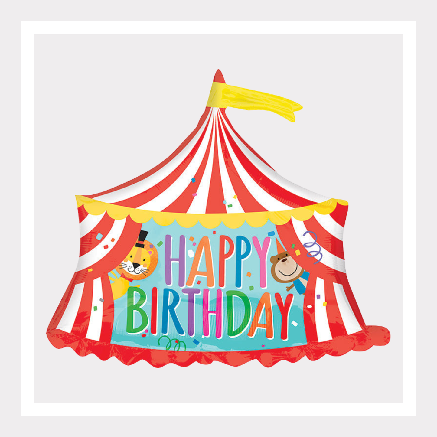 28 In. Circus Tent Foil Balloon