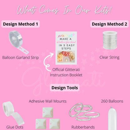 Pastel Rainbow Balloon Garland Kit