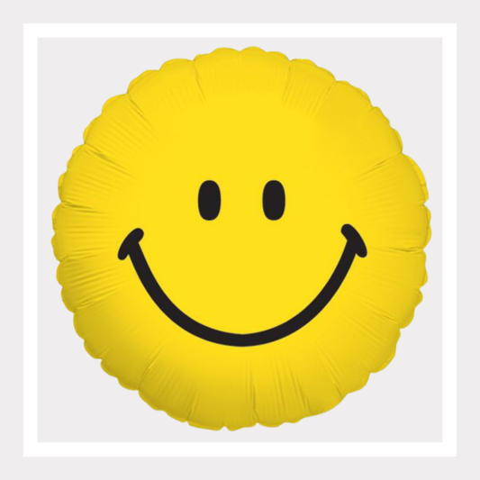 18 In. Smiley Face Foil Balloon